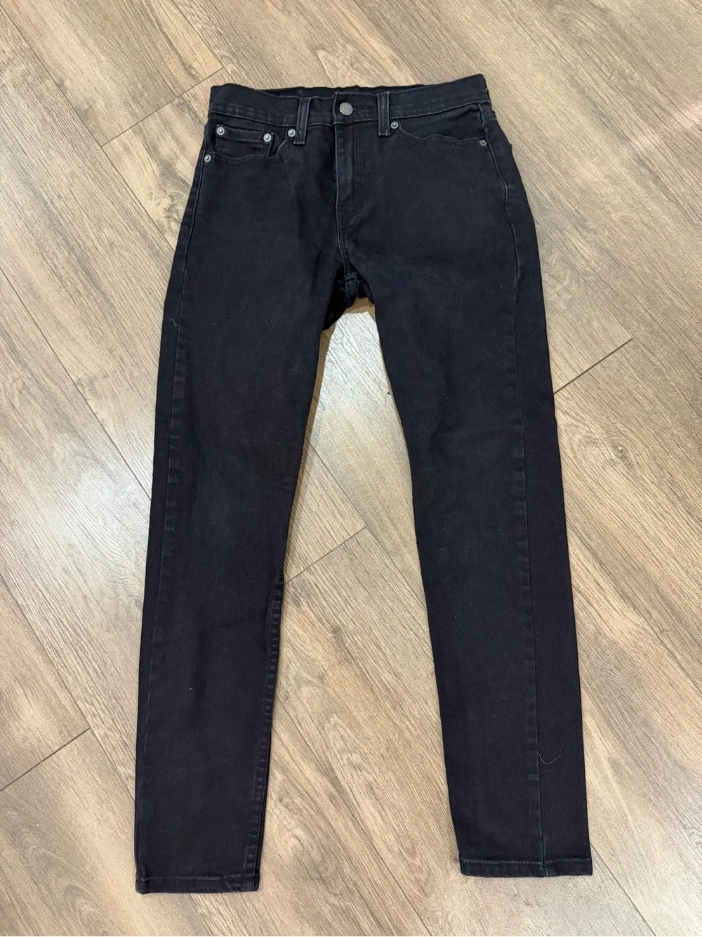 Levi's Black Slim Straight Jeans